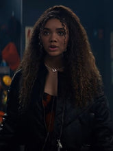 McKenna Roberts leather jacket Back in Action